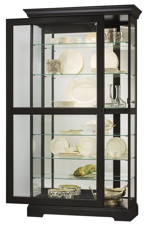 steel curio cabinet|curio cabinet floor standing black.